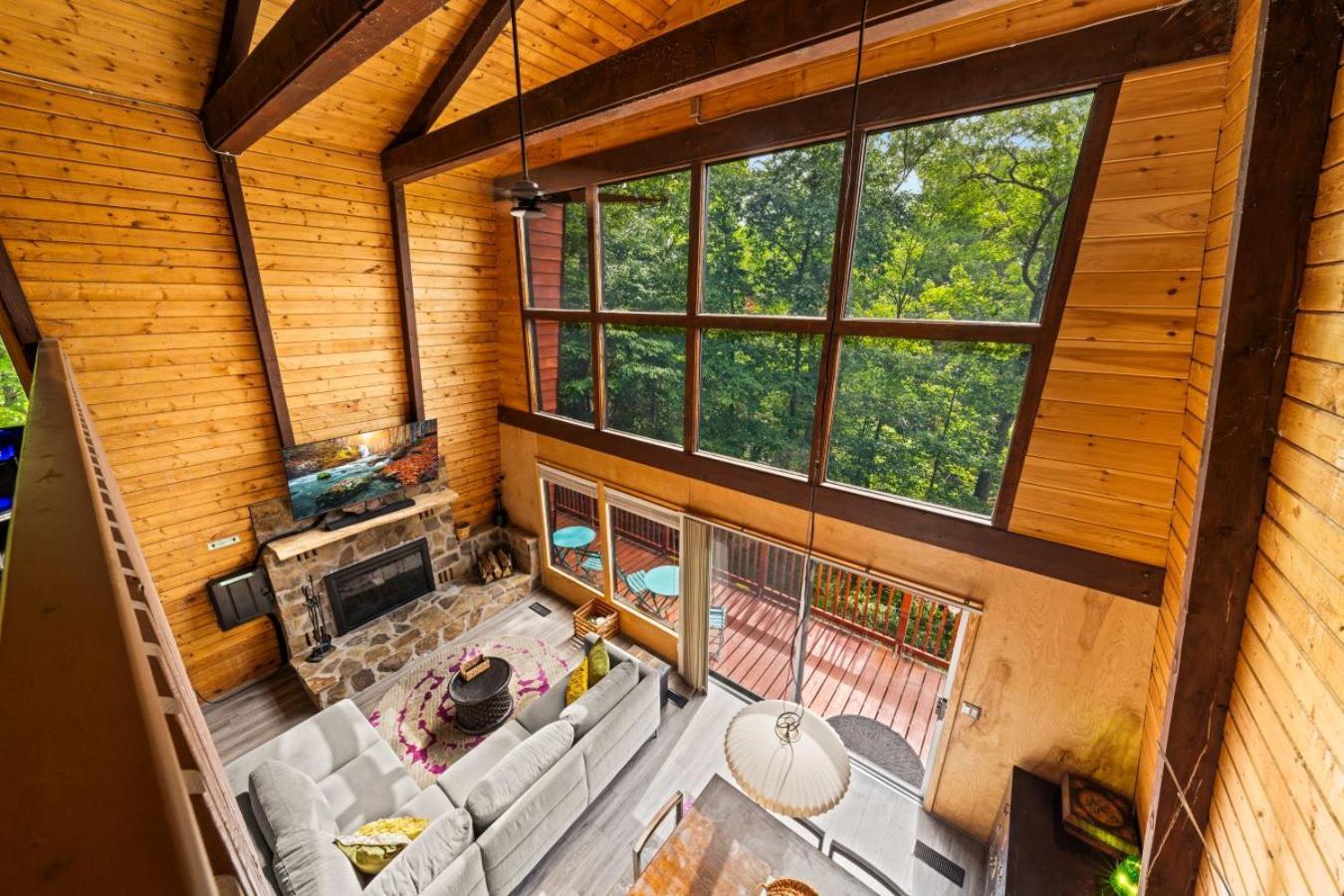Treetops Chalet - 3Bd/2Bt Boutique Cabin W/Mt Leconte Views In Gatlinburg Ngoại thất bức ảnh